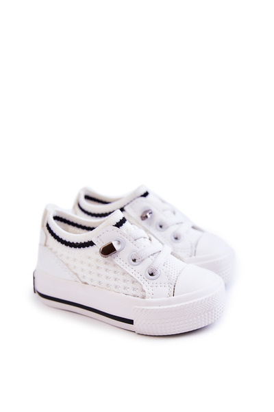 Dziecięce Wsuwane Trampki Big Star JJ374394 Białe