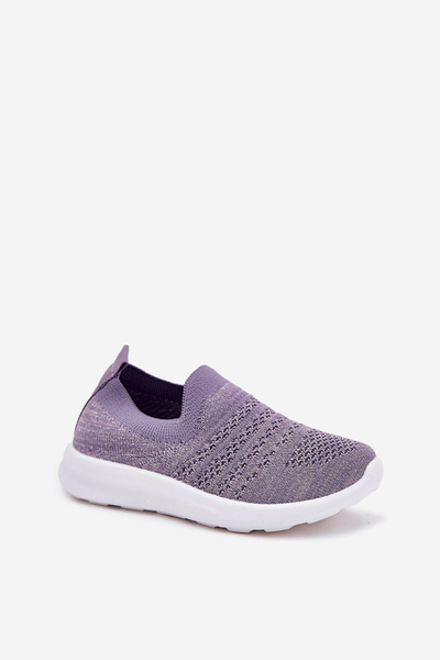 Dziecięce Wsuwane Buty Sportowe Fioletowe Grinala