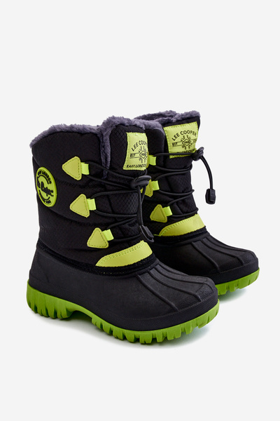 Dziecięce Ocieplane Śniegowce Lee Cooper LCJ-21-44-0519 Czarne