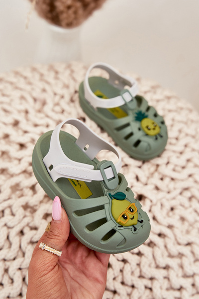 Sandałki Dziecięce Na Rzep Owoce 83615 Ipanema Summer XIV Baby Zielone
