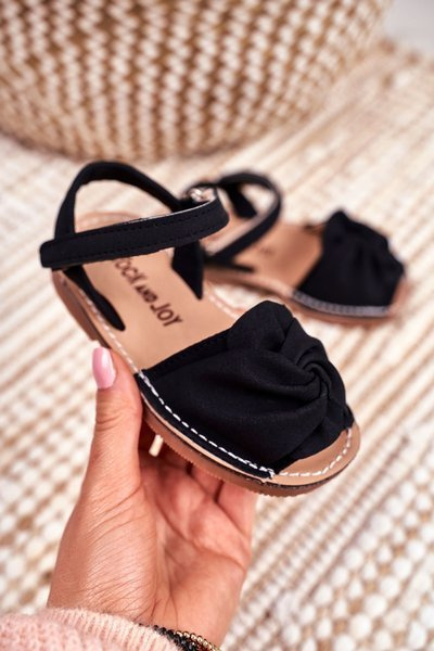 Dziecięce Sandałki Na Rzep Czarne Goofy