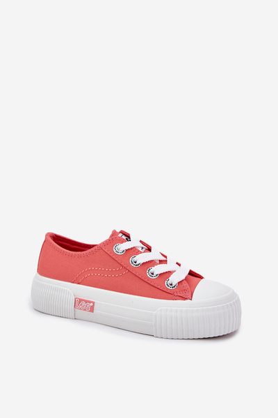 Dziecięce Młodzieżowe Trampki LEE ISLA C LOW JR 50251058 Koralowe