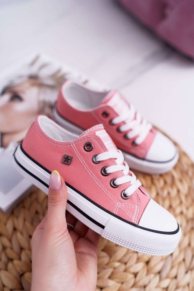 Dziecięce Trampki Big Star Klasyczne Łososiowe W374005