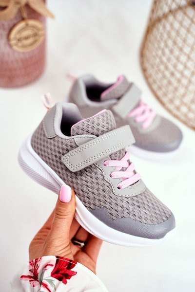 Sportowe Buty Dziecięce Na Rzepy Szare Mirabell