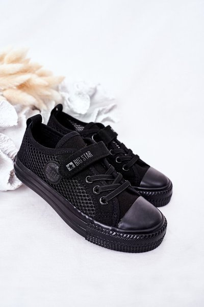 Dziecięce Trampki Z Siateczką BIG STAR HH374015 Czarne