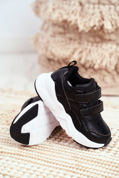 Sportowe Buty Dziecięce Młodzieżowe Czarne ABCKIDS B013310212